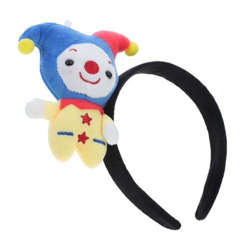 CIMAXIC Clown Stirnband Clown Hüte Clown Zubehör Alberne Hüte Clown Kostüm Zirkus Haarteil Regenbogen Stirnband Clown Schuhe Clown Perücke Halloween Kostüme Stirnbänder von CIMAXIC