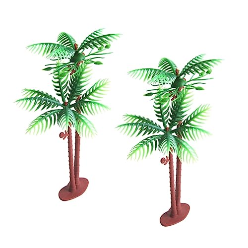 CIMAXIC Hohe Kokosnussbaum Miniatur Modelle Für Mikrolandschaftsdekoration Künstliche Palmenbaum Ornamente Für Kuchen Und Backwaren von CIMAXIC