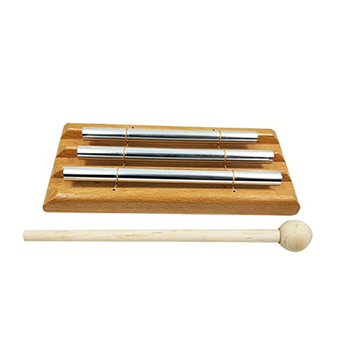 CIMAXIC Kinder Trio Glockenspiel Und Xylophon Schlagzeug Aus Holz Musikalisches Spielzeug Mit 2 Noten Metallröhren Pädagogisches Instrumentenset Für Kleinkinder Fördert Kreativität Und von CIMAXIC