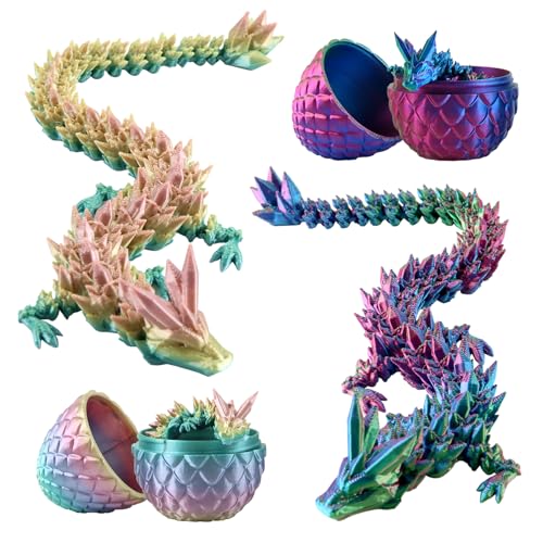 CIYIN 3D-gedrucktes Drachenei, 2er Easter Dracheneier, 22cm Bewegliche Drachen Spielzeug für Kinder & Sammler | Ostergeschenk & Wohnkultur-Deko CIYIN 3D-gedrucktes Drachenei, 2er Easter Dracheneier, 22cm Bewegliche Drachen Spielzeug für Kinder & Sammler | Ostergeschenk & Wohnkultur-Deko von CIYIN