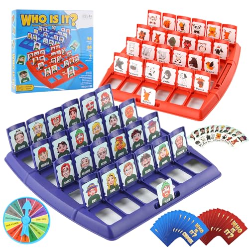 CIYIN Wer Ist Es Spiel, Wer Wer Ist Es Ratespiel, Bin Ich Spiel, Guess Who Game, Who is Who Spiel, Klassische Family Logische Argumentation Spielzeug von CIYIN