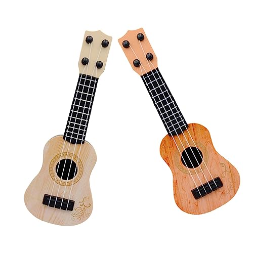 2St Mini-Ukulele Kleinkind Musikinstrument Spielzeug Gitarre für Kinder kinderinstrumente musikinstrumente für Kinder Gitarrenspielzeug für Kinder Ukulele-Modell Plastik CIYODO von CIYODO