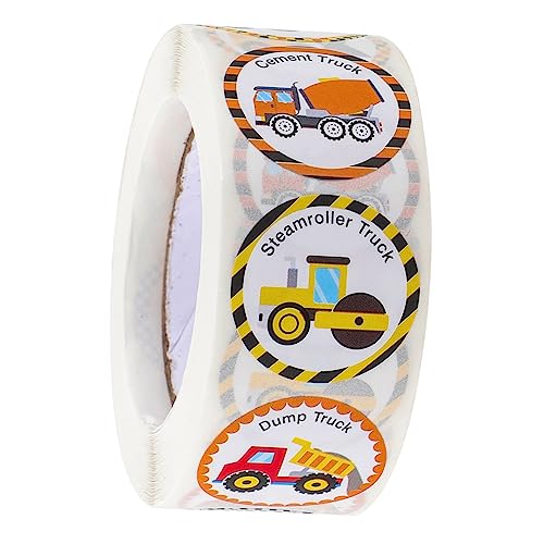 CIYODO 1 Rolle Cartoon Autoaufkleber Cartoon LKW Aufkleber Müllwagen Aufkleber LKW Aufkleber Für Zuhause LKW Aufkleber Für Kinder Scrapbook Aufkleber Tag Aufkleber von CIYODO