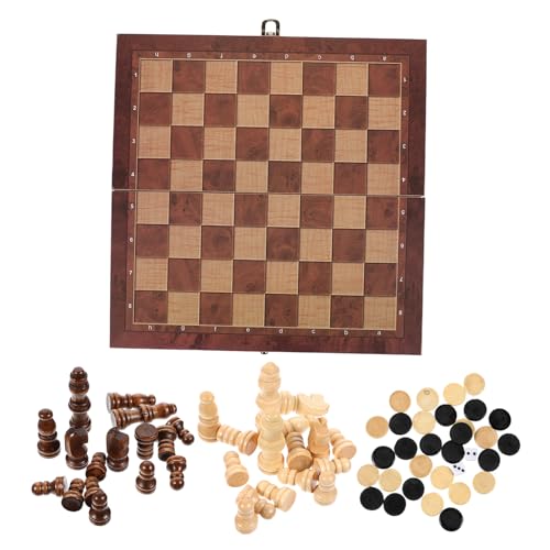 CIYODO 1 Satz 3 1 Internationales Schach Brettspiele Japanisches Brettspiel Pädagogisches Schachspielzeug Interaktive Spiele Für Kinder Magnetisches Schach Kidcraft-spielset Brown Hölzern von CIYODO