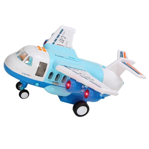 CIYODO 1 Satz Aufbewahrung Von Passagier Flugzeug Modellen Kinderspielzeug Lernspielzeug Puzzle-Spielzeug Mini-Spielzeug Flugzeugmodellbausatz Kinder Spielset Blue Elektronisches Bauteil von CIYODO