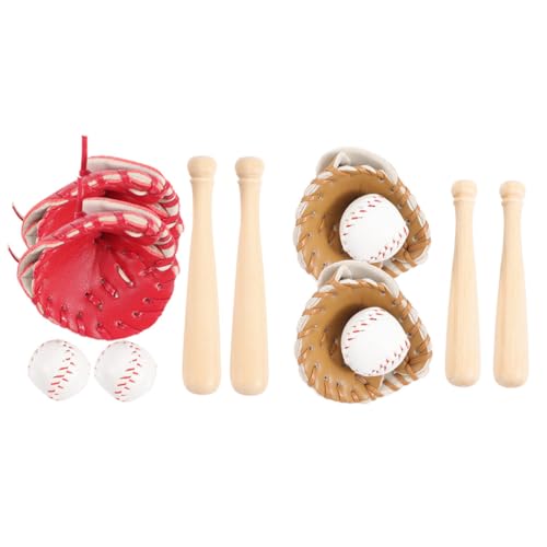 CIYODO Miniatur-Baseball-Spielzeug Baseballschläger Handschuhe Bälle Dekoration Für Puppenhäuser Mini-sportzubehör Klein Und Leicht Geeignet Für Spielsets Und Bastelprojekte CIYODO Miniatur-Baseball-Spielzeug Baseballschläger Handschuhe Bälle Dekoration Für Puppenhäuser Mini-sportzubehör Klein Und Leicht Geeignet Für Spielsets Und Bastelprojekte von CIYODO