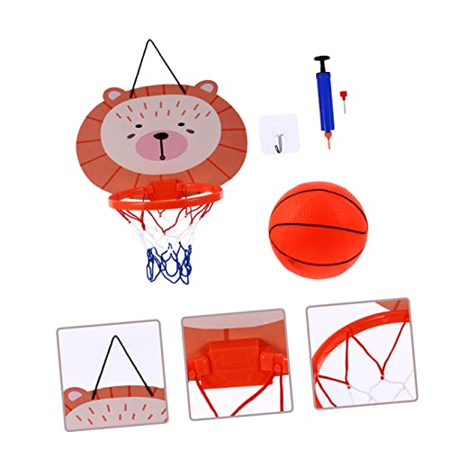 CIYODO 1 Satz Basketball-rückwandrahmen Für Basketballliebhaber Mini-Basketball Mini-reifennetz Wandmontierter Mini-Hoop Kleiner Basketball Basketballkorb Zur Wandmontage Plastik von CIYODO