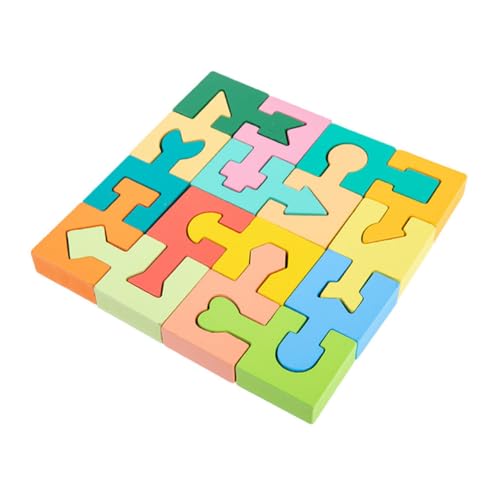 CIYODO 1 Satz Bausteine ​​Puzzle Vorschulgeometrie Sortierer für Babyformen Spielzeug für Kinder jucarii pentru copii interessantes Spielzeug Puzzle-Spielzeug für frühes Lernen Holz von CIYODO