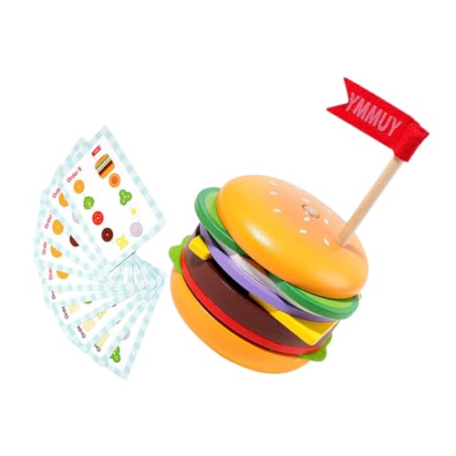 CIYODO 1 Satz Burger- Babyspielzeug Kleinkind Kleinkindspielzeug Stapelspielzeug Kinderwerkzeuge Jungs- Stielspielzeug Mini- Papier von CIYODO