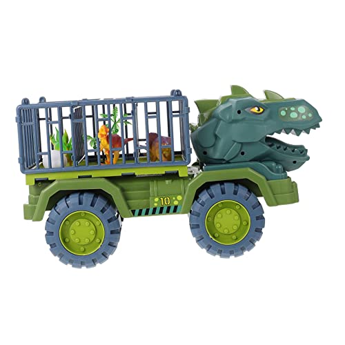 CIYODO 1 Satz Dinosaurier Ziehen Auto Zurück Kinderautos Spielzeug Trägheitsauto Spielzeug Trägheit Dinosaurier Trägheitsspielzeugauto Dinosaurier Spielzeug LKW-Transporter Green Plastik von CIYODO