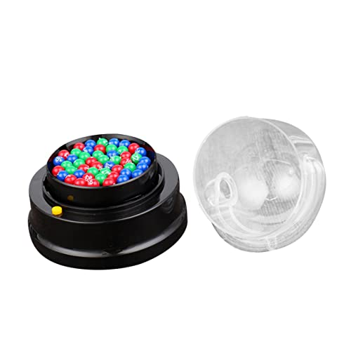 CIYODO 1 Satz Elektrische Lotteriemaschine Anrufer Glückszahl-Picking-Maschine Gummiballmaschine Rad Bingo-Ball-Maschine Lotteriebaum Bingo-Maschine Black Plastik von CIYODO