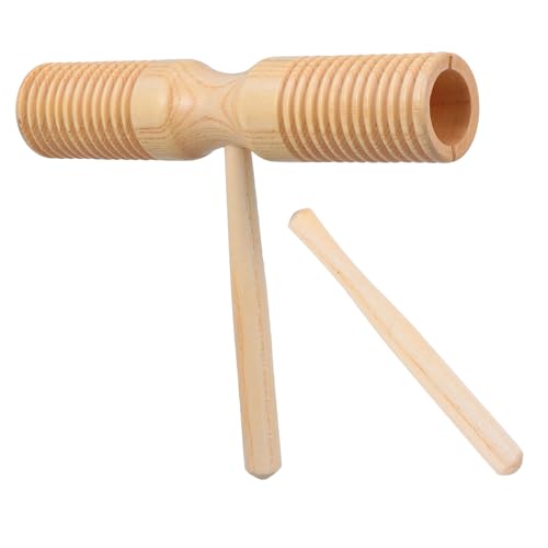 CIYODO 1 Satz Frühe Lehrmittel Für Musikinstrumente Percussion-Musikinstrument-Spielzeug Pädagogisches Musikalisches Spielzeug Guiro-schlaginstrument Babygeräuschinstrument Hölzern von CIYODO