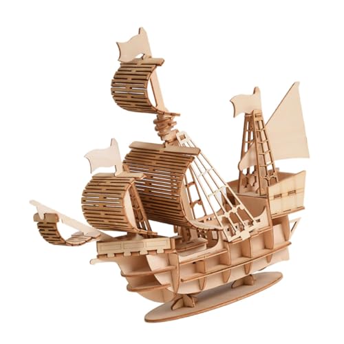 CIYODO 1 Satz Holzpuzzles für Kinder Puzzle für Kinder Segelschiff modellbausatz Kinder 3D-Puzzle-Spielzeug Seeschiff-Puzzle 3D-Puzzles für Kinder kinderpuzzles aus Holz Hölzern von CIYODO