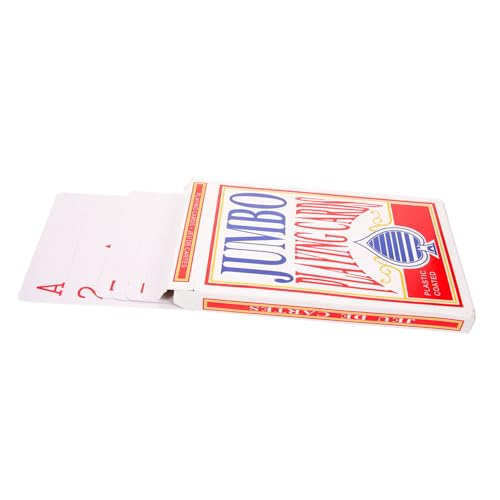 CIYODO 1 Satz Karte Jetons Playing Cards Poker Cards Poker Sets Poker Deck Pokerspiel für Party Brettspiel-Poker Brettspiele- Requisiten für Familienspiele Pokerspielzeug Papier von CIYODO