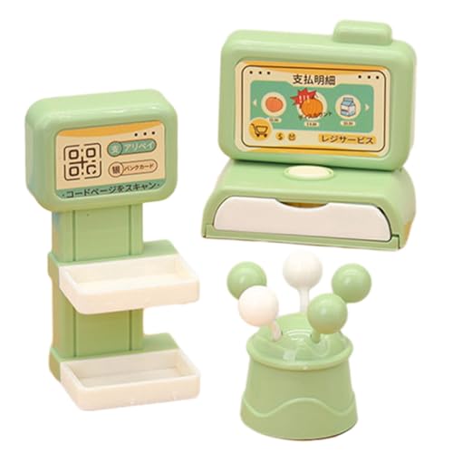 CIYODO Miniatur-registrierkasse Für Puppenhaus Spielzeug Modell Lollipop-Artikel Puppenhaus Zubehör Simulierte Kasse Requisite CIYODO Miniatur-registrierkasse Für Puppenhaus Spielzeug Modell Lollipop-Artikel Puppenhaus Zubehör Simulierte Kasse Requisite von CIYODO