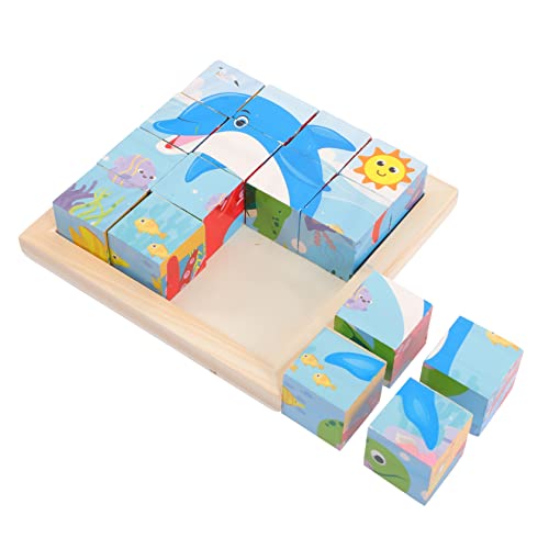 CIYODO 1 Satz Kinderspielzeug aus Holz Kinder Puzzle rätselbuch Kinder knobeleien für Kinder Kleinkinder Spielzeug Spielzeuge Babyspielblöcke Spielzeug lustiges Blockspielzeug hölzern von CIYODO