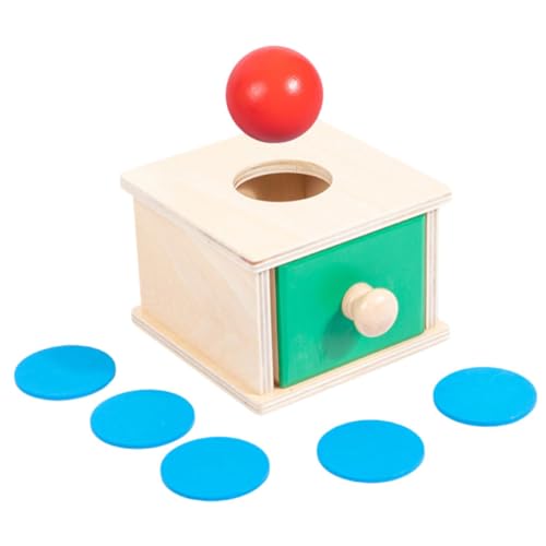 CIYODO 1 Satz Münzbox aufklärung Kinder Toys Spielzeug für Kleinkinder zabawki stymulujące rozwój Kinderpädagogik Ballspielzeug Motorik-Trainingsspielzeug Spielzeuge Holz von CIYODO