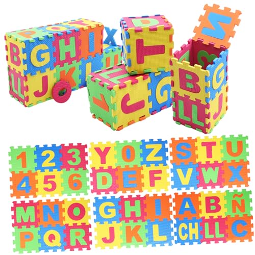 CIYODO 1 Satz Puzzlematte spaß puzzlepad merksam Spielmatte aus Schaumstoff Bodenpuzzle mit Alphabet und Zahlen teppiche Teppich Alphabetmatte Bodenfliesen aus Schaumstoff Eva von CIYODO