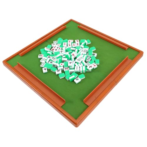 CIYODO 1 Satz Reise Freizeit Mahjong Kollege famaliguy Mahjong-Party Mini-Mahjong-Set Mahjong Game Mahjong amerikanisch Tisch-Mahjong-Kit Spielzeug Reise-Mahjong tragbares Mahjong-Kit Abs von CIYODO