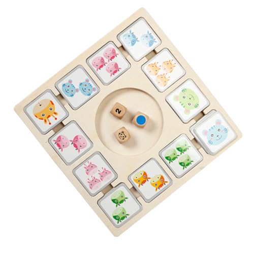 CIYODO 1 Satz Saugspielzeug Memory-Match-Stick-Spiel Kindertiere Spielzeug Desktop-Spielzeug interaktives Spielzeug Kinder brettspiele pädagogisches Spielzeug kompaktes Brettspiel hölzern von CIYODO