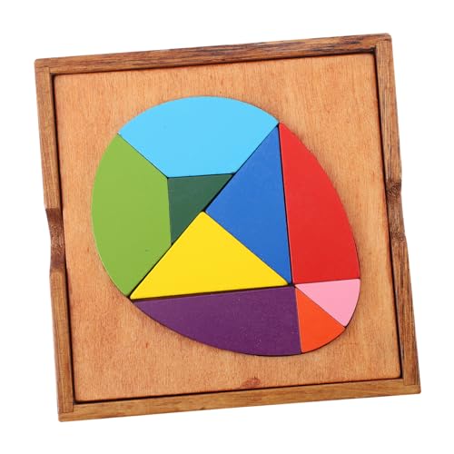 CIYODO Holzpuzzle Spielzeug für Kinder Tangram Spielzeug aus Holz Buntes Ei Puzzle für Vorschule und Kindergarten CIYODO Holzpuzzle Spielzeug für Kinder Tangram Spielzeug aus Holz Buntes Ei Puzzle für Vorschule und Kindergarten von CIYODO