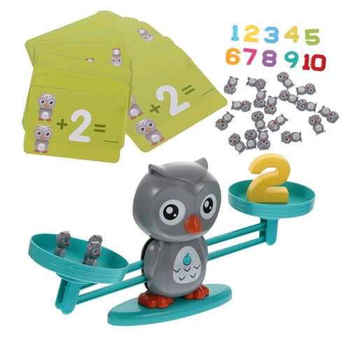 CIYODO 1 Satz Waagen ausbalancieren Kidzrobotix Kidcraft-Spielset Mathe-Spiel balanciert Waage Spielzeug Kinderwerkzeuge Kinder mathematisches Spielzeug Mathe-Lernspielzeug Plastik Grey von CIYODO