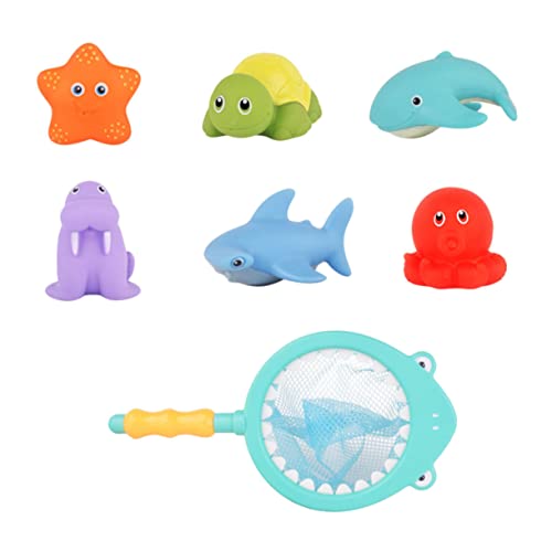 CIYODO 1 Set Badespielzeug Badewanne Tierspielzeug Angeln Schwimmspielzeug Badespritzspielzeug Schwimmbadspielzeug Tiere Badespritzer Wassertischspielzeug Badewannenspielzeug von CIYODO