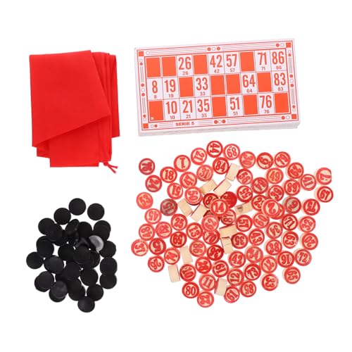 CIYODO 1 Set Bingo Schach Partyzubehör Bingo Schach Bingo Spiel Schach Haushalts Party Spiel Bingo Tickets Interessantes Bingo Spiel Leere Bingo Bingo Karten Bingo von CIYODO