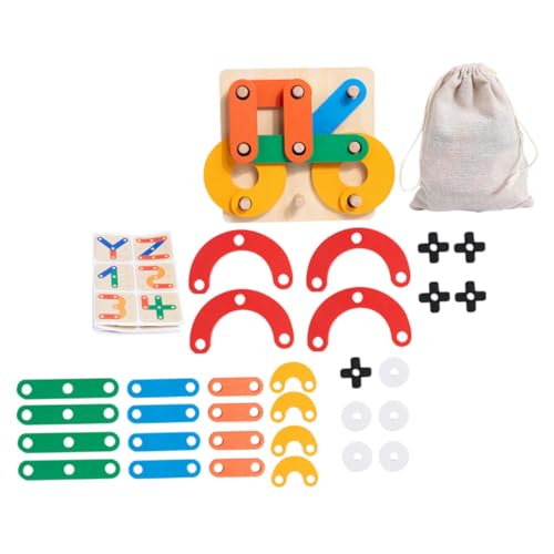 CIYODO 1 Set Bunte Puzzles Kinderspielzeug Puzzles Für Kleinkinder Kinderpuzzles Für Kleinkinder Minipuzzles Kinderpuzzles Kleinkindpuzzle Kindersportspielzeug Babystapelspielzeug Holz von CIYODO