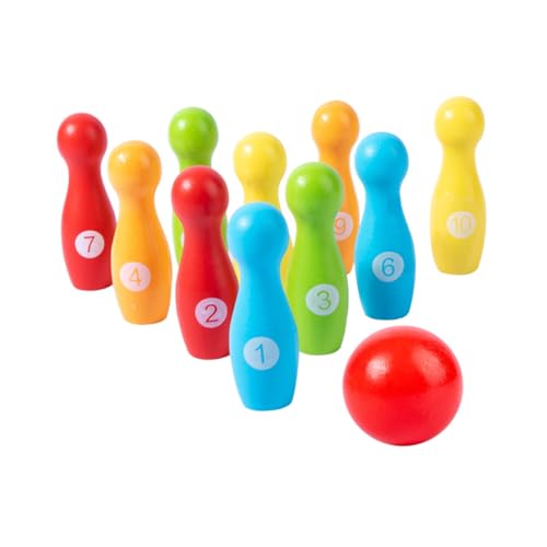 CIYODO 1 Set Kleinkind Bowlingspielzeug Frühes Pädagogisches Spielzeug Bowlingspiel Spielzeug Kognitives Spielzeug von CIYODO