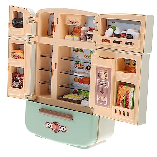 CIYODO 1 Set Küchensimulationskühlschrank Kühlschrank Kleine Häuser Miniatur Lebensmittel Realistisches Kleines Hauszubehör Mini Lebensmittel Miniatur Zeug Puppenkram von CIYODO