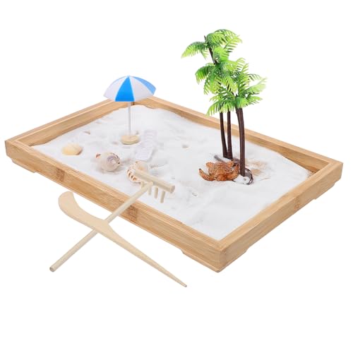 CIYODO 1 Set Meditation Garten Simulation Szene Dekorative Sand Tablett von CIYODO