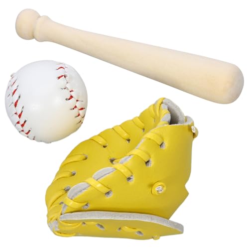 CIYODO 1 Set Mini- -Baseball-Set, Mini-baseballschläger, Handschuh-Ball-Set, Mini- -Baseball-spielset von CIYODO