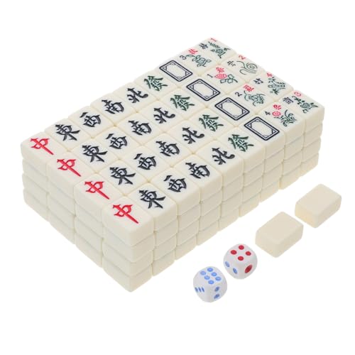 CIYODO 1 Set Mini Mahjong Reisespiel Requisite Mahjong Spielzeug Reise Mahjong Spielzeug Kleines Mahjong Set Reise Tischspiel Mahjong Chinesisches Mahjong Spiel Mahjong Für von CIYODO