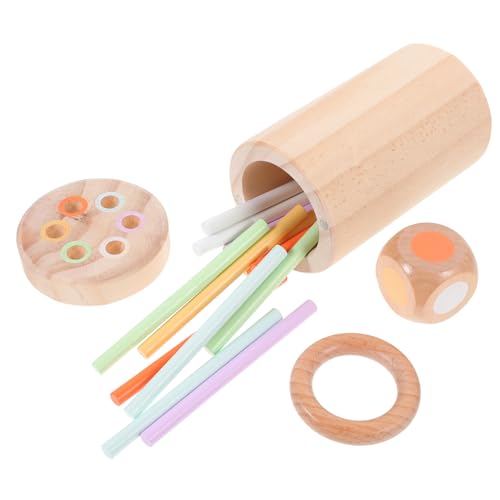 CIYODO 1 Set Montessori-Spielzeug Für Kleinkinder, Feinmotorik, Sensorisches Spielzeug, Pädagogische Balancierstäbe Aus Holz von CIYODO