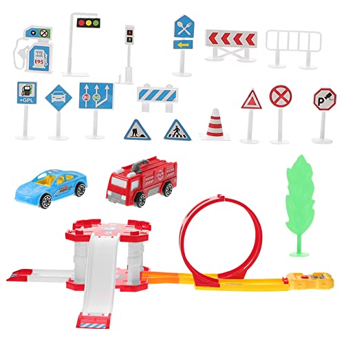 CIYODO 1 Set Novelty Track Car Toy Pädagogische Feuerwehrauto -parkspielzeug Für Kinder von CIYODO