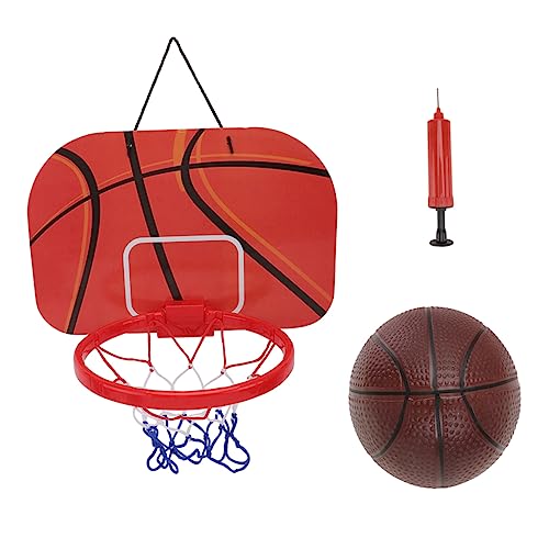 CIYODO 1 Set Wand Basketballständer Mit Aufhängungsrahmen Basketballspielzeug Für Drinnen Und Draußen Inklusive Aufpumpbarem Ball Farben Zufällig von CIYODO