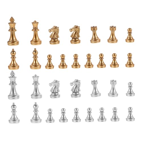 CIYODO 1 Stück Schach Ersatz Schachbrett Schach hochzeitsspiel brettspiel Schachfiguren aus Kunststoff Schachfiguren für Party Schachfiguren Zubehör Schachbrett zubehör Schach aus Plastik von CIYODO