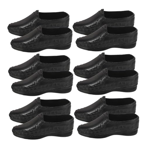 CIYODO 10 Paar Miniaturschuhe Modellpuppenspielzeugschuhe Zubehör Simulierte Minischuhe Puppenschuhe Puppenschuhe Puppenschuhe Spielzeug Babypuppenschuhe Spielzeug Puppenkostümzubehör von CIYODO