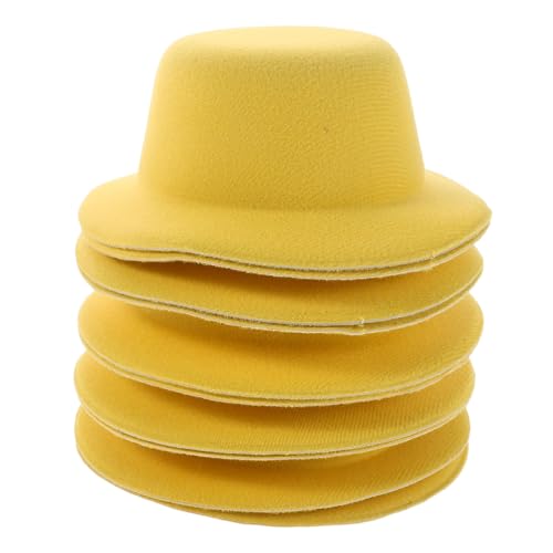 CIYODO 10 Stück Mini Hut DIY Bastelset Kleine Bowler Hüte für Puppen Haustiere Leicht Integrierbar als Haaraccessoire und Partydeko Vielseitig Einsetzbar für Handarbeiten und Festliche CIYODO 10 Stück Mini Hut DIY Bastelset Kleine Bowler Hüte für Puppen Haustiere Leicht Integrierbar als Haaraccessoire und Partydeko Vielseitig Einsetzbar für Handarbeiten und Festliche von CIYODO