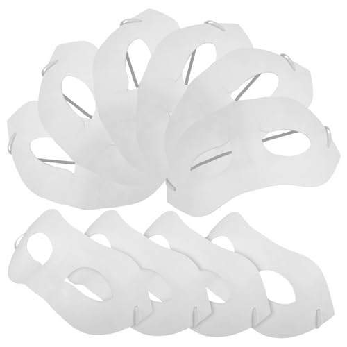 CIYODO 10 Stück Weiße DIY Papiermasken zum Bemalen Leere Bastelmasken aus Umweltfreundlichem Papier für Karneval Halloween Cosplay Kinderparty und Kreative Handarbeiten CIYODO 10 Stück Weiße DIY Papiermasken zum Bemalen Leere Bastelmasken aus Umweltfreundlichem Papier für Karneval Halloween Cosplay Kinderparty und Kreative Handarbeiten von CIYODO