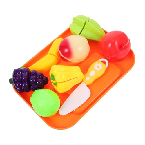 CIYODO 10 Teiliges Obst Und Gemü Schneide Für Lustiges Küchen Spielset Mit Aufbewahrungstablett Simuliertes Schneide Für Kreative Rollenspiele Ideal Für Jungen Und ädchen Ab 3 von CIYODO