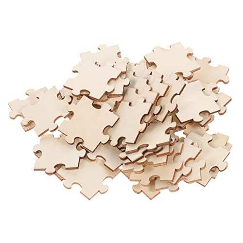 CIYODO 100 Stück Teiliges Holzpuzzle zum Selbstgestalten Blanko puzzleteile aus Naturbelassenem Holz DIY Puzzle zum Bemalen für Kreative Bastelidee Fantasie und Feinmotorik CIYODO 100 Stück Teiliges Holzpuzzle zum Selbstgestalten Blanko puzzleteile aus Naturbelassenem Holz DIY Puzzle zum Bemalen für Kreative Bastelidee Fantasie und Feinmotorik von CIYODO