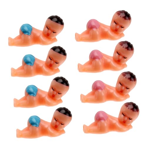 CIYODO 100st Spielzeug Babyspielzeug Für Das Bad -badefigur Mini Babyparty-Figur Kleinkindspielzeug Spielzeug Für Neugeborene Jungen Badespielzeug Für Babys Eiswürfelspielzeug von CIYODO