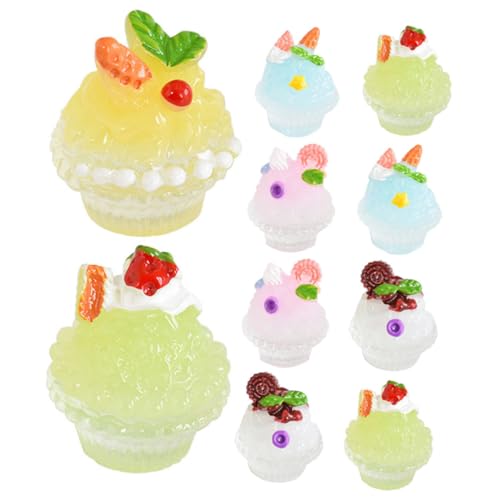 CIYODO Miniatur Eiscreme Satz 10 Stücke Simuliertes Dessert Modell für Puppenhaus Dekoration Realistisches Kleiner Spielzeug für Kinder für Küchenszenen CIYODO Miniatur Eiscreme Satz 10 Stücke Simuliertes Dessert Modell für Puppenhaus Dekoration Realistisches Kleiner Spielzeug für Kinder für Küchenszenen von CIYODO