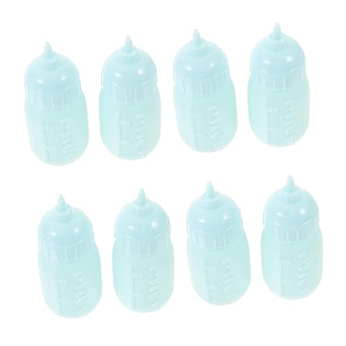 CIYODO 10pcs Babypuppenmilchflaschen Kinder Tun Spielen Spielzeug Spielzeug Kleine Futterflaschen Puppenhauszubehör von CIYODO