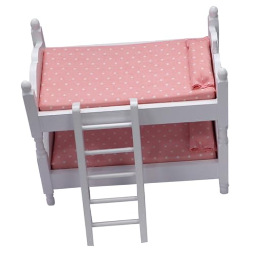 CIYODO Puppen Für Puppenhaus 12 Puppenhaus Etagenbett Öbel Für Puppenhaus Schlafzimmer Mit Puppenmöbel Zubehör Für Kreative Spielwelten Puppenhaus Zubehör von CIYODO