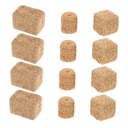 CIYODO 12 Stück Teiliges Mini heuballen Holz Realistische Simulation mit Wetterfestem Robustem Material für Puppenhaus dekor Miniatur Bauernhof Modelle und DIY herbstgarten Dekoration CIYODO 12 Stück Teiliges Mini heuballen Holz Realistische Simulation mit Wetterfestem Robustem Material für Puppenhaus dekor Miniatur Bauernhof Modelle und DIY herbstgarten Dekoration von CIYODO