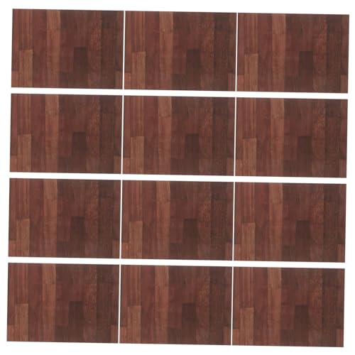 CIYODO 12 Stück Teiliges Selbstklebende Puppenhaus Bodenbeläge Miniatur Holzoptik Bodenplatten für DIY Puppenhaus Dekoration Langlebig Einfach zu Kleben Geeignet für Sammler CIYODO 12 Stück Teiliges Selbstklebende Puppenhaus Bodenbeläge Miniatur Holzoptik Bodenplatten für DIY Puppenhaus Dekoration Langlebig Einfach zu Kleben Geeignet für Sammler von CIYODO