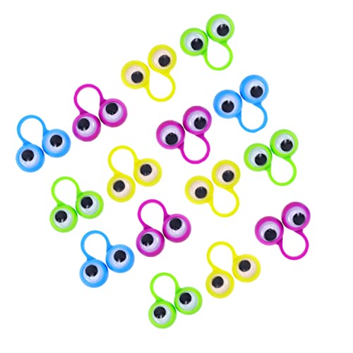 CIYODO 15 Stück Teiliges Bunter Fingerpuppen Ringe mit Großen Augen Pädagogisches für Ab Jahren Fördert Kreativität und Farberkennung als Partyzubehör und Mitgebsel Zufällige Farbe CIYODO 15 Stück Teiliges Bunter Fingerpuppen Ringe mit Großen Augen Pädagogisches für Ab Jahren Fördert Kreativität und Farberkennung als Partyzubehör und Mitgebsel Zufällige Farbe von CIYODO